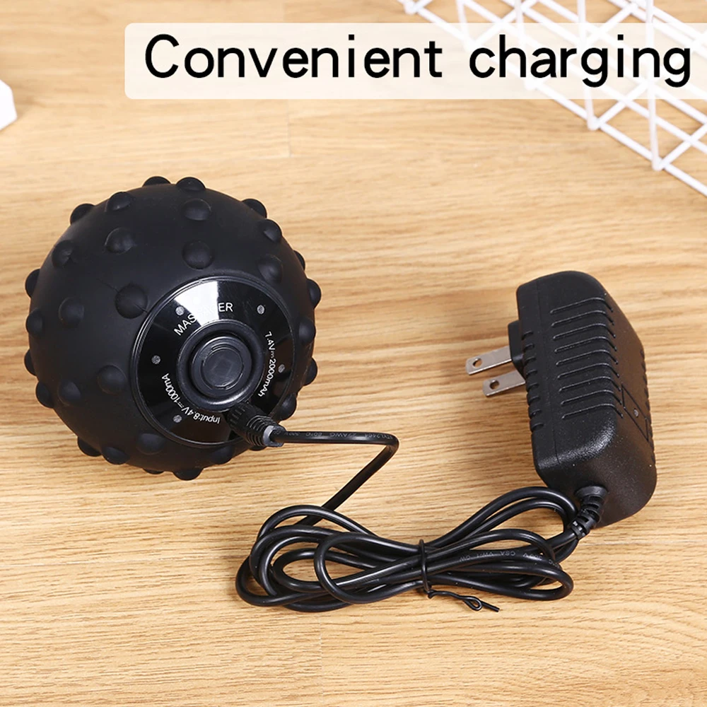 

3D Electric Body Fascia Massage Ball For Back Neck And Shoulder Waist Deep Acupoint Muscle Stimulation Pain Relief Relaxation