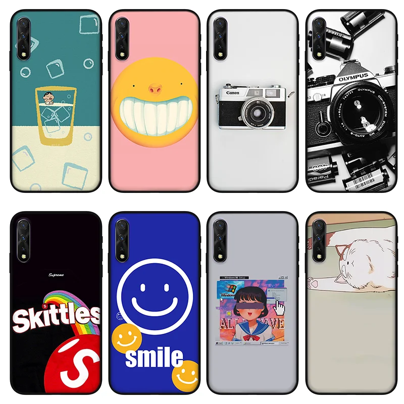 

Like pattern Phone case for vivo iQOO 8 7 5 3 pro z3 z1 u1 u3 case for iQOO Noe 3 5 black Silicone luxury Case