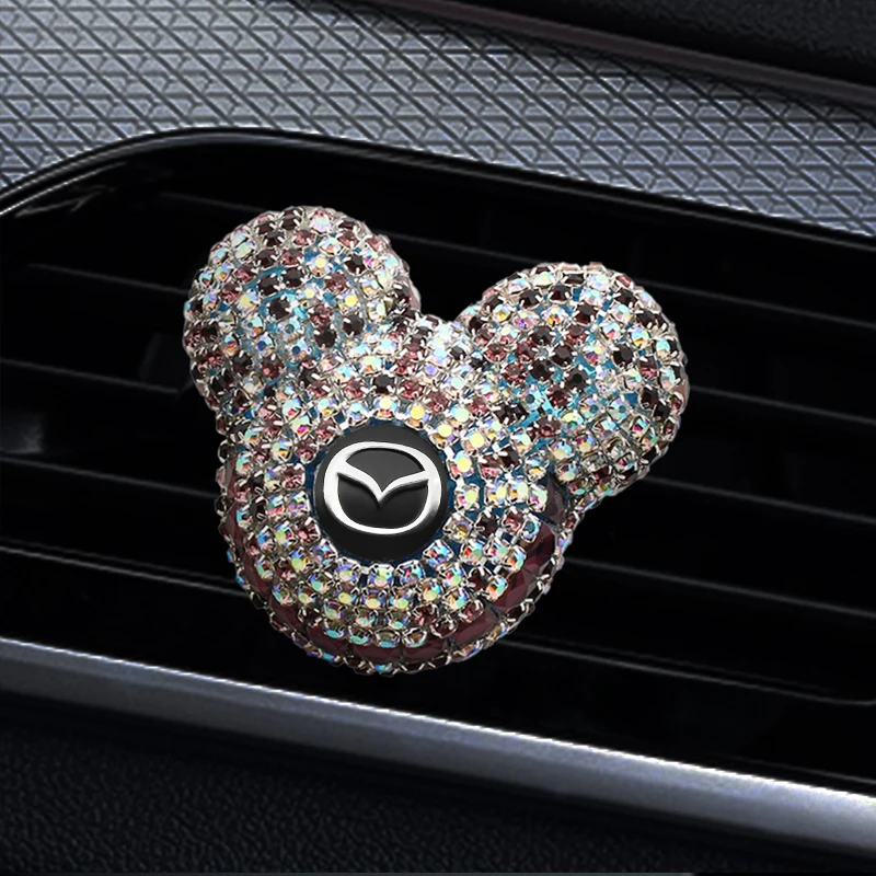Мода Микки Алмазный автомобиль на выходе автомобильного кондиционера воздуха
