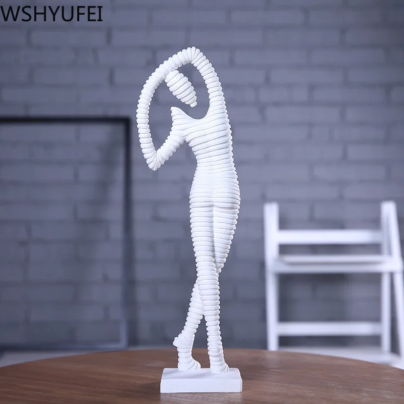 

Abstract Art Resin Statue Sculpture Ornament Abstract Home Decor Sandstone Sculpture style Desktop Decoration Christmas gifts