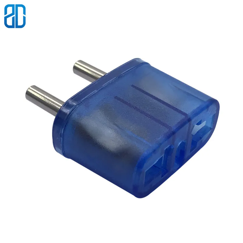 1 шт. штепсельная Вилка для путешествий 2 контакта вилка европейского и