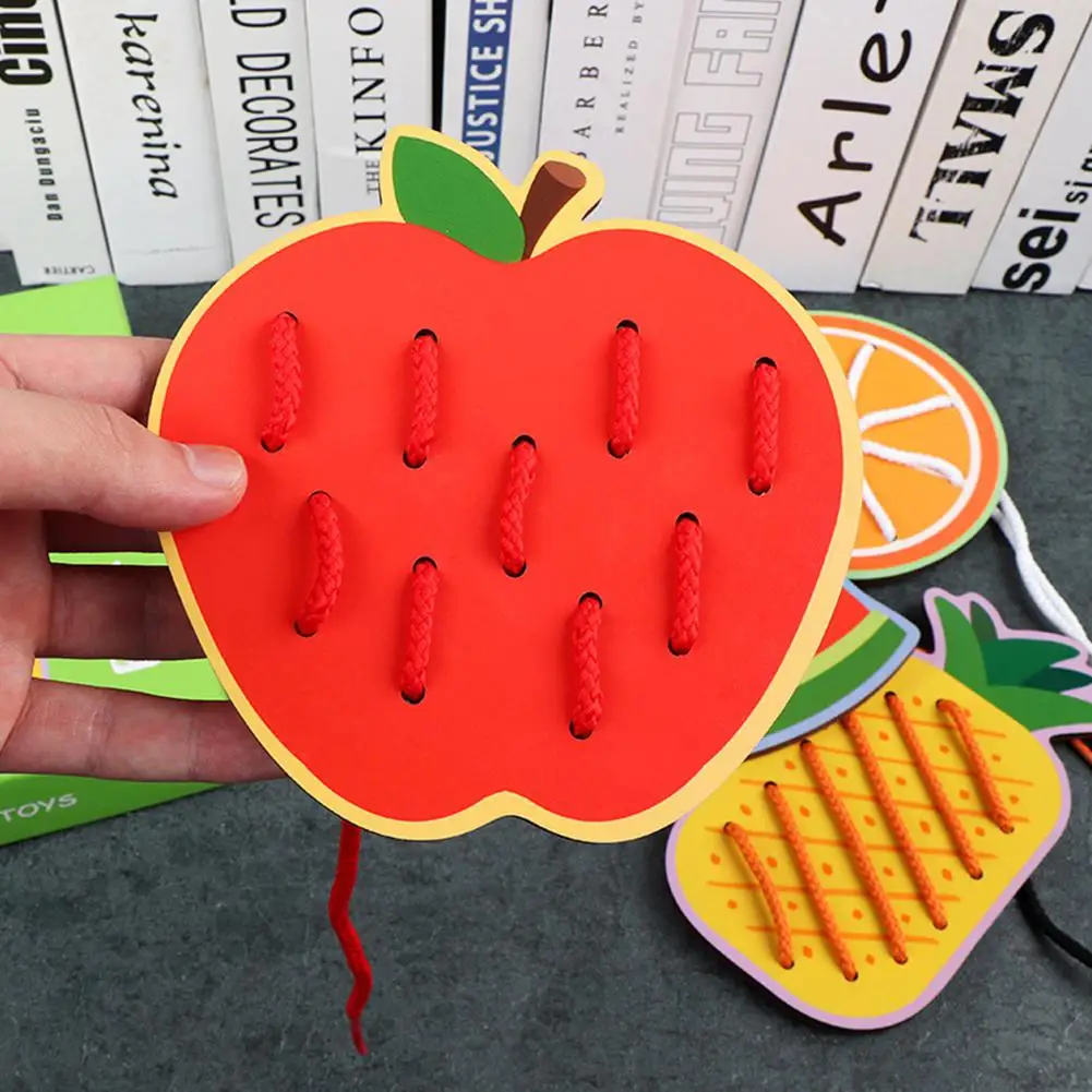 Мультяшные животные/фрукты 4 шт. доска для нарезания резьбы Обучающие ранние