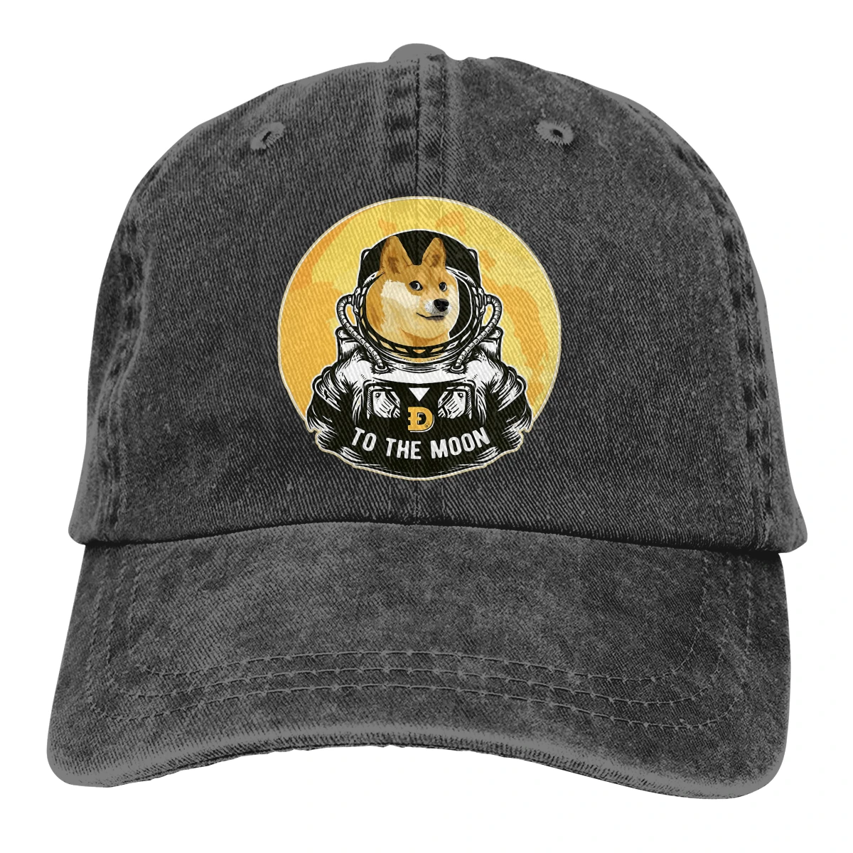 

Summer Cap Sun Visor The Moon Doge In Space Hip Hop Caps Dogecoin Cryptocurrency Miners Meme Cowboy Hat Peaked Hats