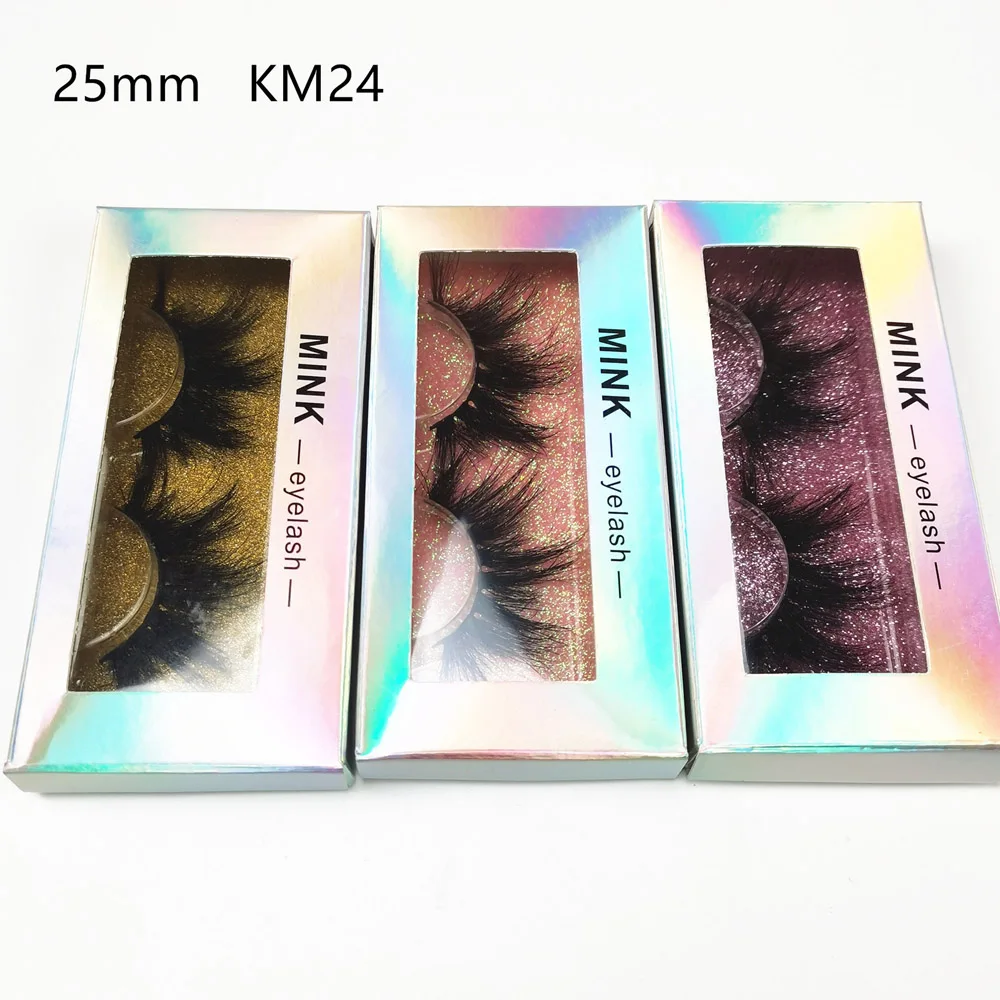 Норковые ресницы 5D 25 мм без жестокости ручной работы многоразовые длинные для