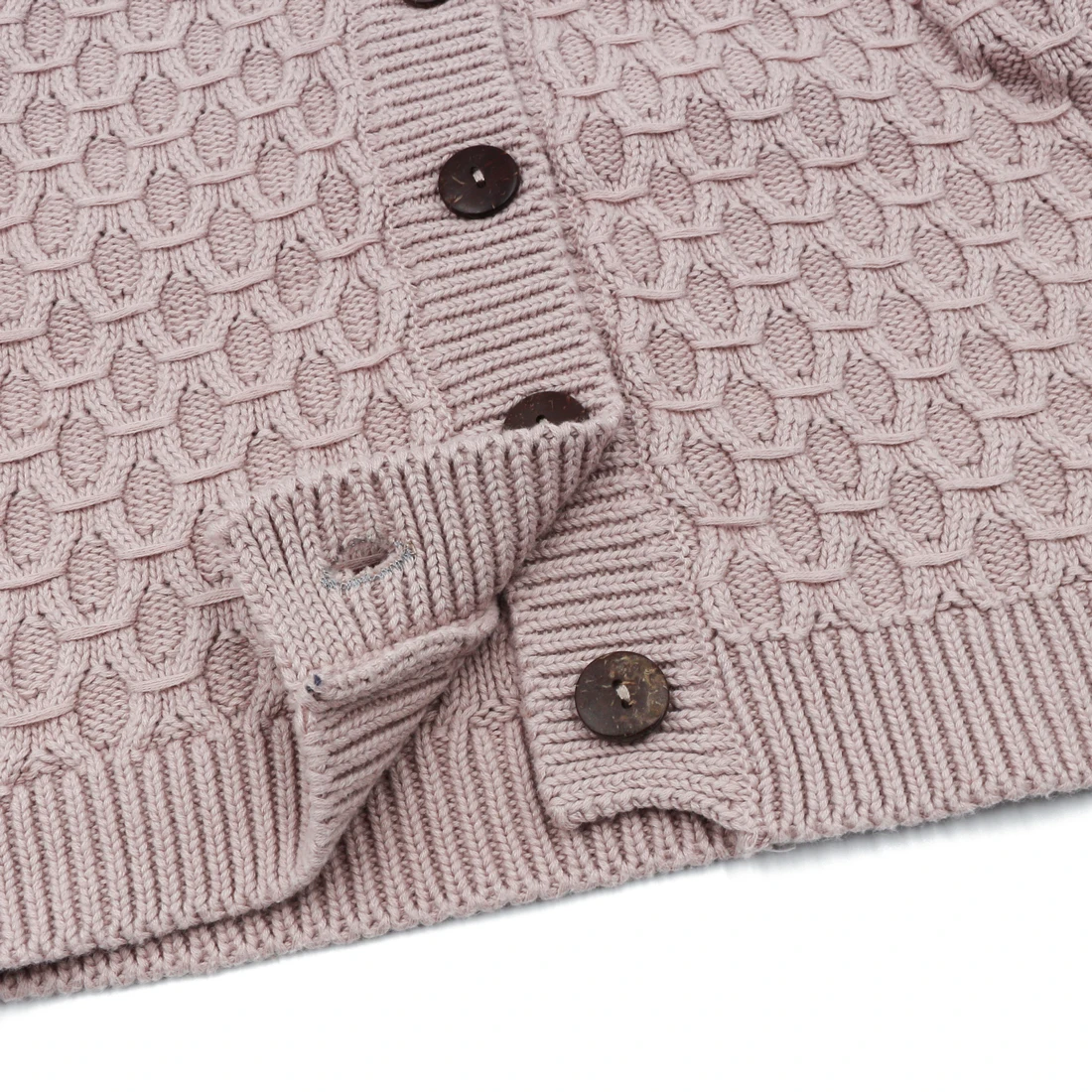 Вязаный кардиган для маленьких девочек зимние теплые свитера новорожденных