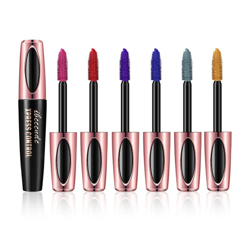 Тушь для ресниц 4D с шелковым волокном Удлиняющая водоСТОЙКАЯ долговечная