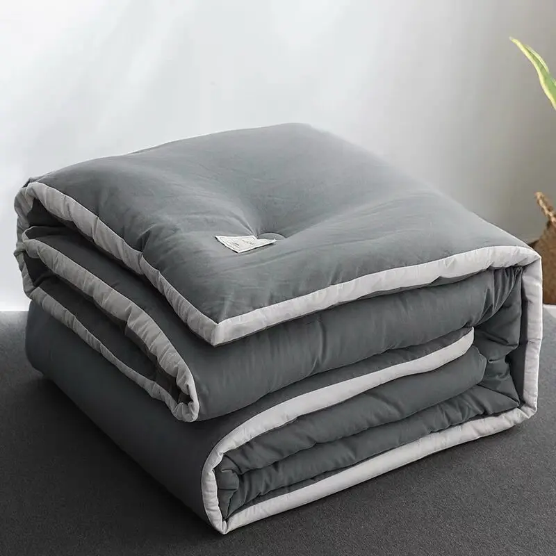 Толстое теплое зимнее одеяло с двойным пространством для одного общежития