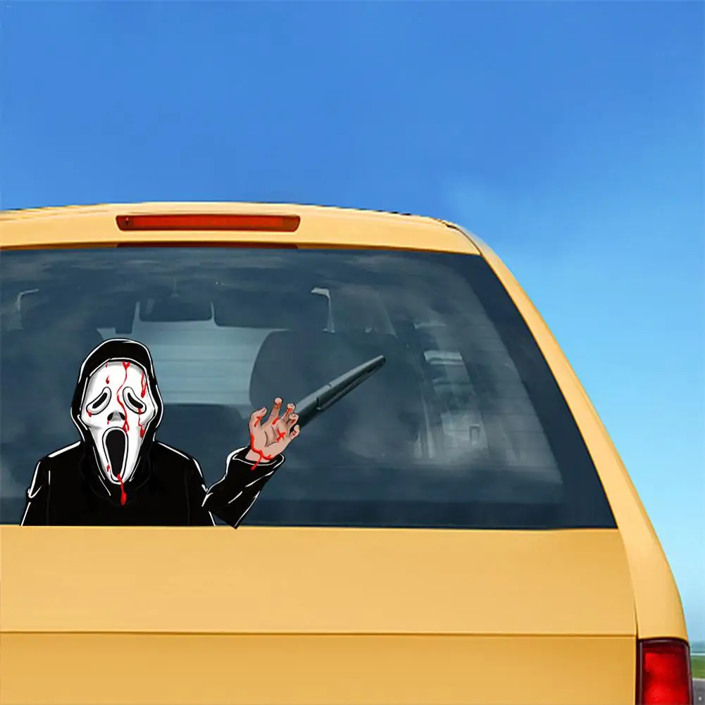 Автомобильная наклейка на заднее окно автомобиля с анимированным движущимся Мах