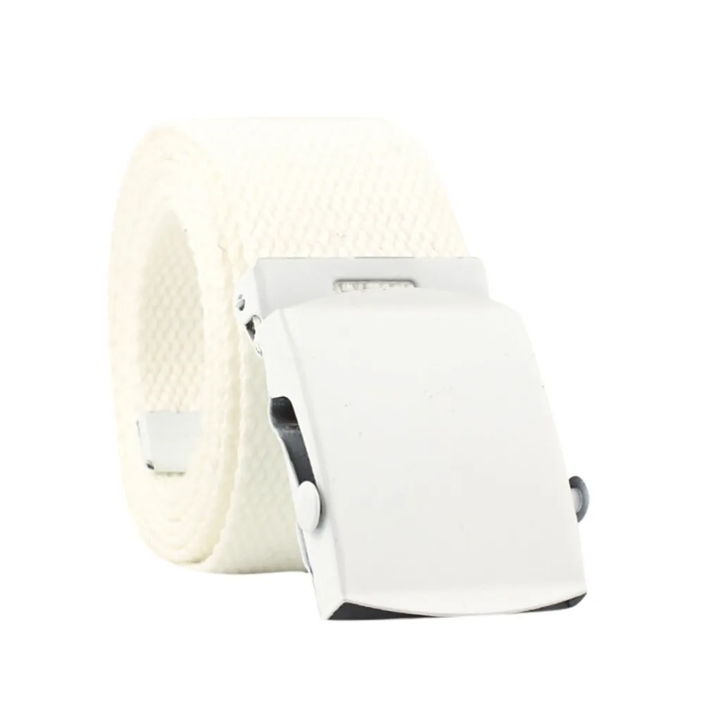 Ремень с автоматической пряжкой для мужчин и женщин Модный нейлоновый