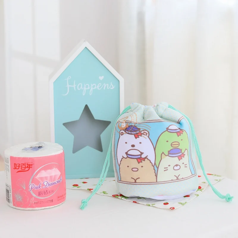 Kawaii Япония Sumikko Gurashi плюшевый карман для рисования мягкая мультяшная сумка из