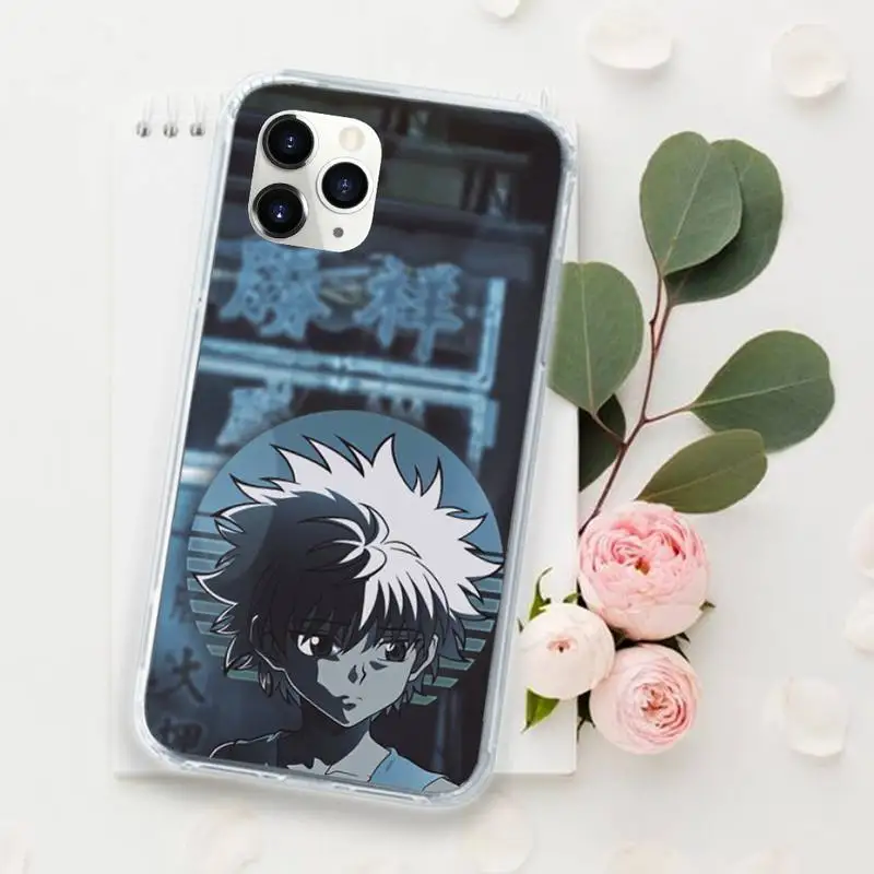 

hunter x hunter Japan anime Phone Cases for iPhone 11 12 pro XS MAX 8 7 6 6S Plus X 5S SE 2020 XR Luxury brand shell funda coque