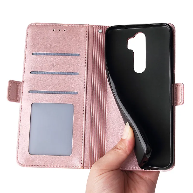 Кожаный чехол для Xiaomi Redmi Note 8 Pro Чехол для Fundas Xiaomi Redmi Note 8 Pro чехол на молнии кошелек чехол для телефона s Etui