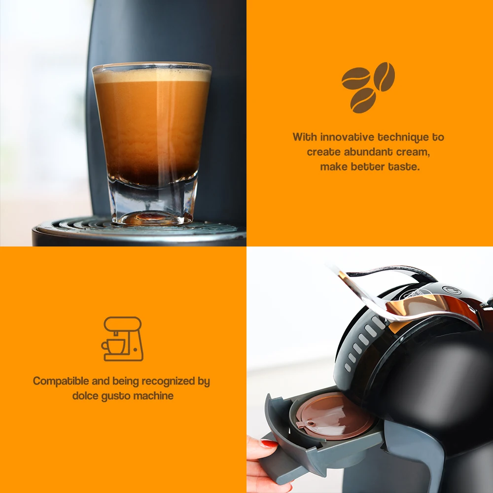 Icafilas3 шт./упаковка многоразовые капсулы для фильтра кофе Dulce Gusto 2 типа Dolcegusto|capsule