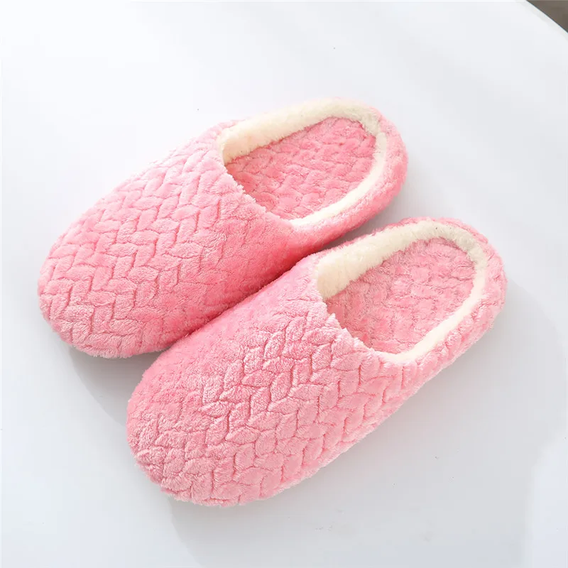 

Winter Warm Slippers for Woman Shoes Soft Plush Indoor Home Furry Slippers Woman Warm Shoes For Bedroom Couple Winter Slippers