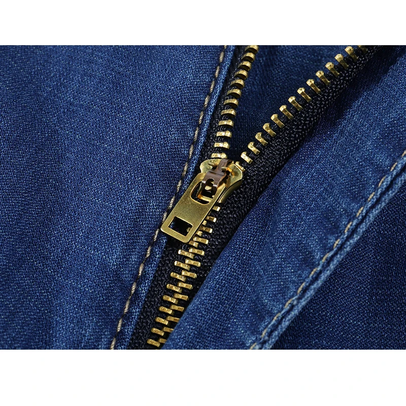 Джинсы мужские ультратонкие в полную длину деловые повседневные штаны из