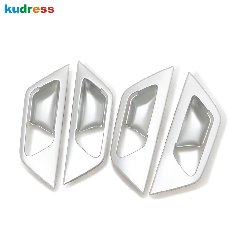 

For Peugeot 3008 GT 2016-2018 2019 2020 Carbon Fiber Inside Car Door Handle Bowls Cover Trim Door Bowl Inserting Accessories