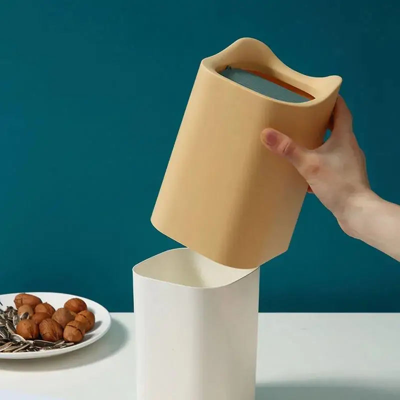 Настольная корзина для мусора в скандинавском стиле офиса спальни прикроватная