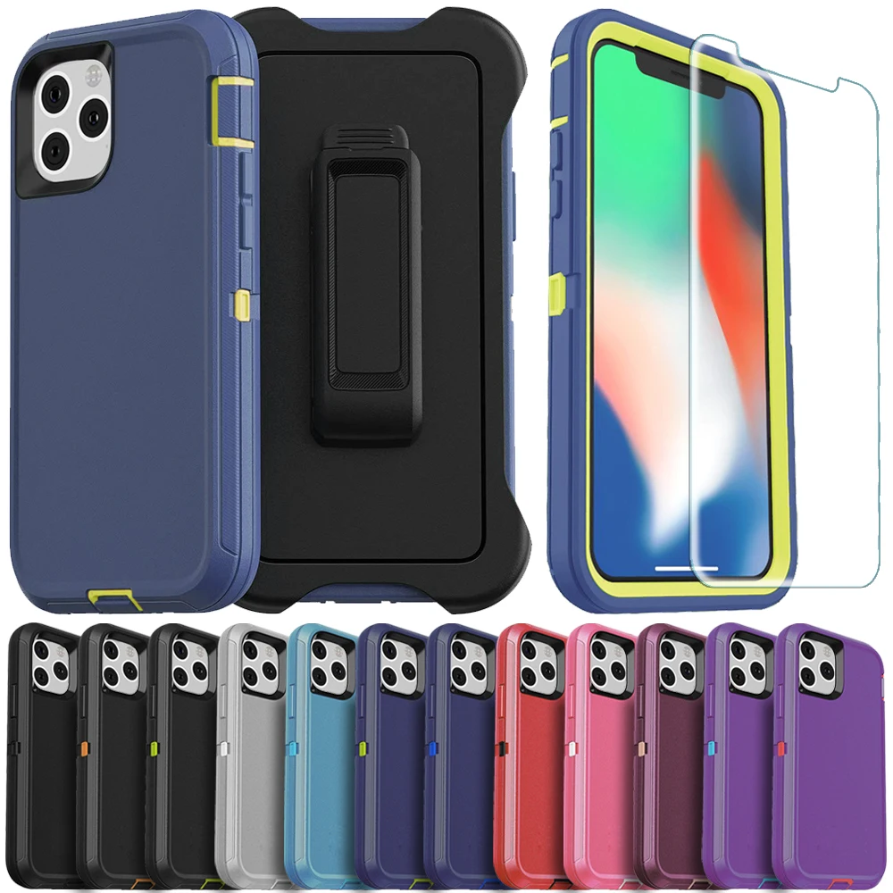 Ударопрочный гибридный Чехол для iPhone 12 13 Pro Max X XS XR |