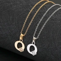 30pcs stainless steel alloy alphabet initial letter q america 26 english word letter family friend name sign necklace jewelry