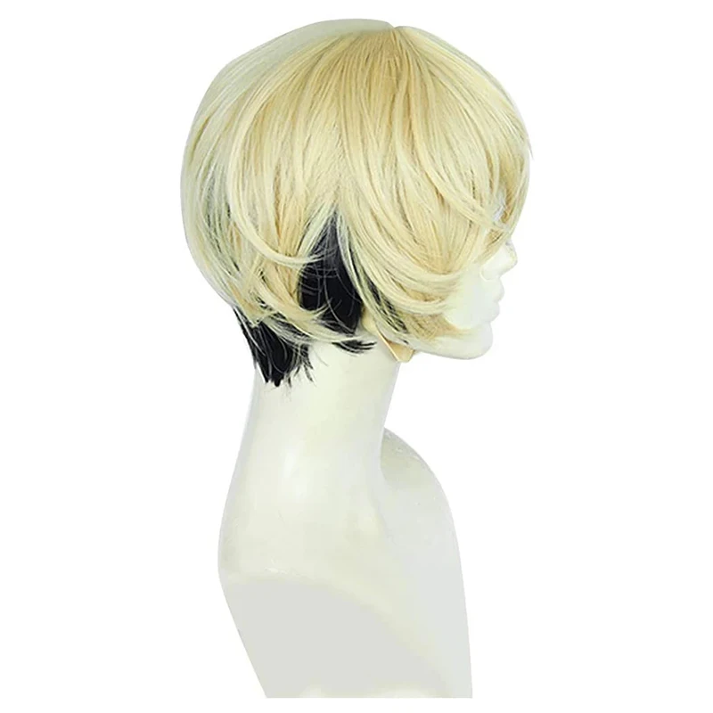 

Tokyo Revengers Chifuyu Matsuno Short Wig Cosplay Costume Heat Resistant Synthetic Hair Peluca Anime Wigs