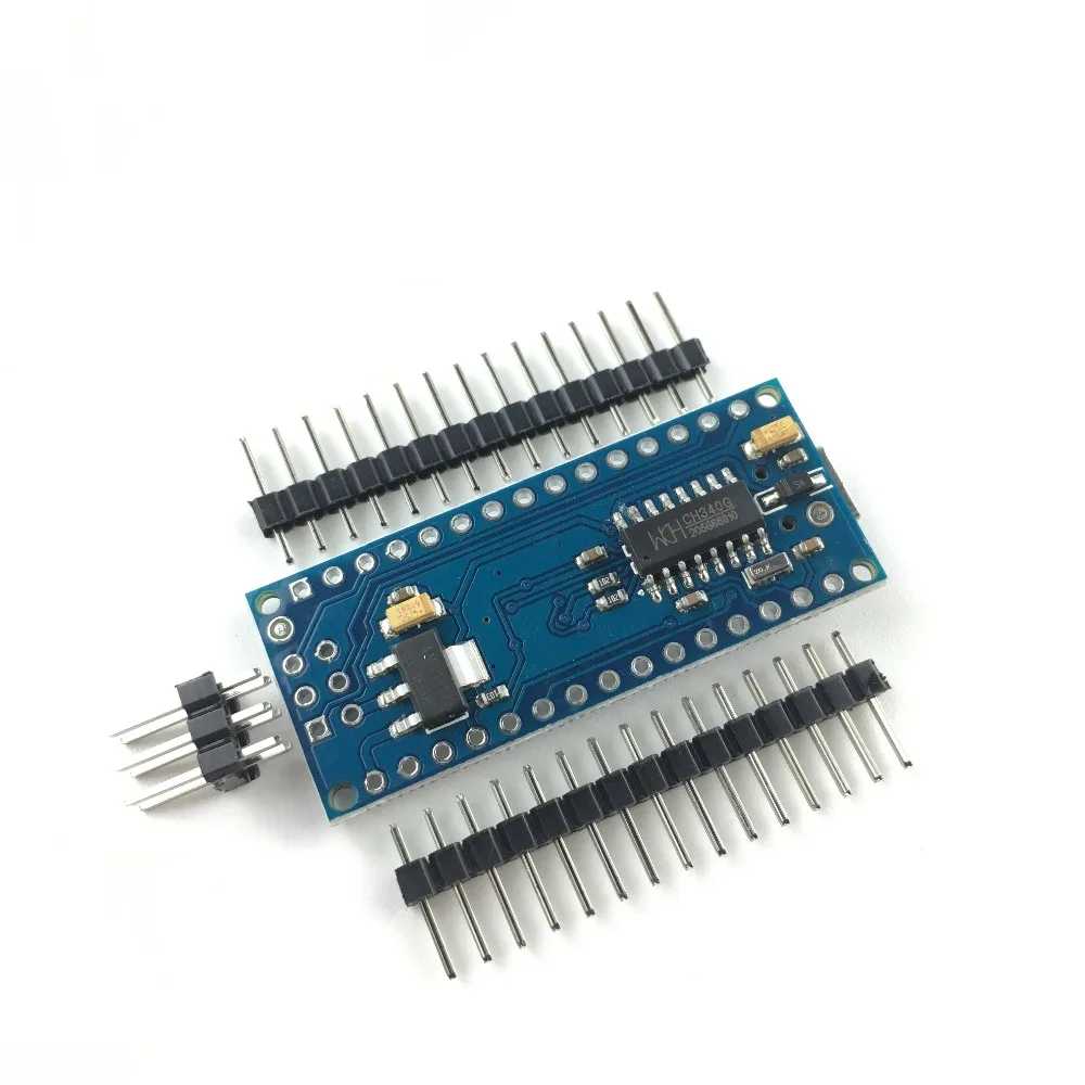Thinary Electronic 100 шт./лот Nano Atmega168 контроллер совместим с arduino nano Atmega168P CH340 CH340G USB драйвер без кабеля