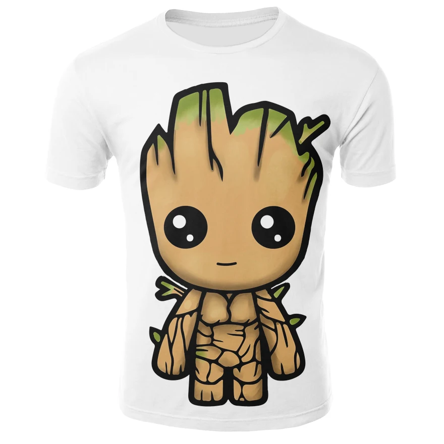 

2021 Summer New Men's and Women's T-shirt 3D Cartoon Animation Children's Fashion Casual Oversized Top