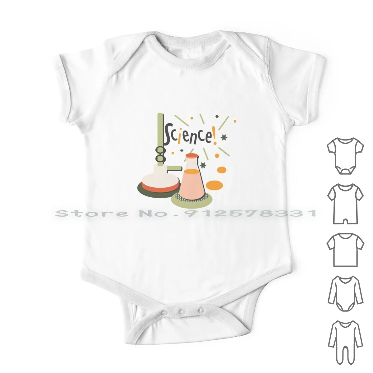 

Bunsen и Beaker Одежда для новорожденных, комбинезоны, хлопковые комбинезоны Bunsen Beaker Science chemical, векторные звезды, точечный узор