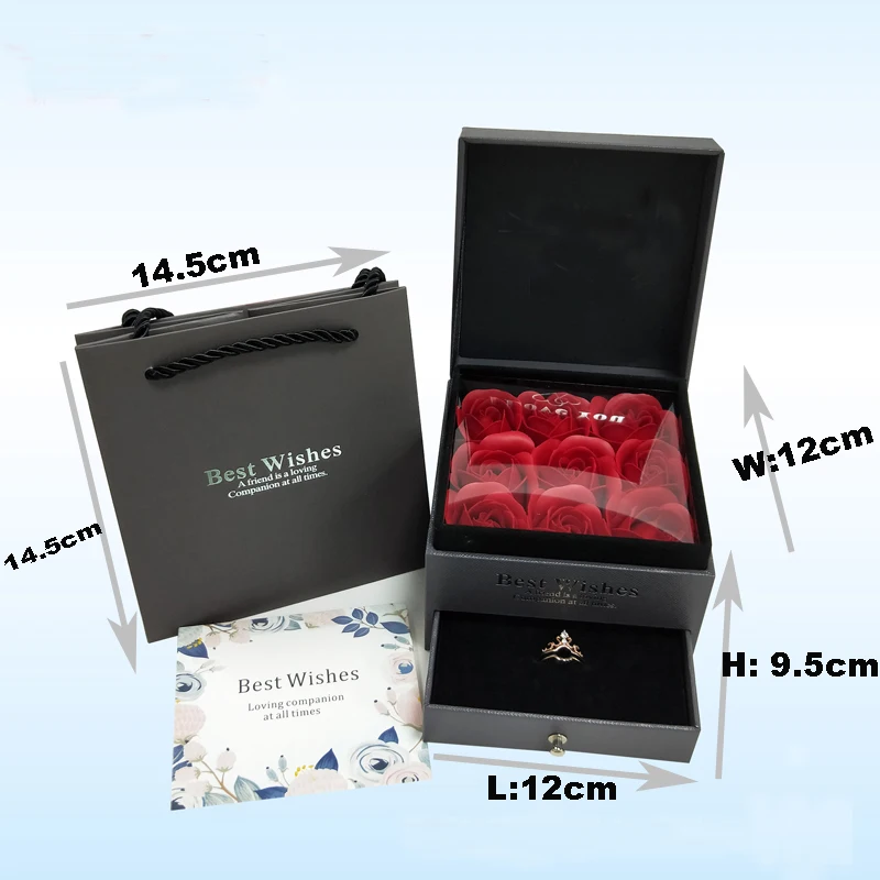 Набор украшений для девочек и женщин серьги ожерелье помада хранилище макияжа