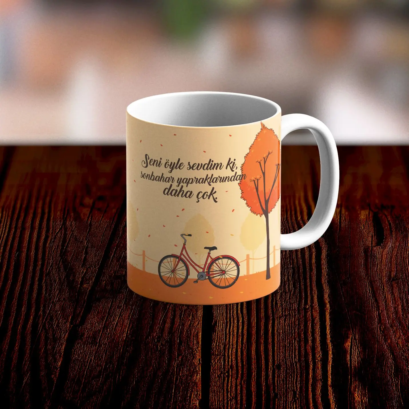 

Romantic Design White Mug Cup No14