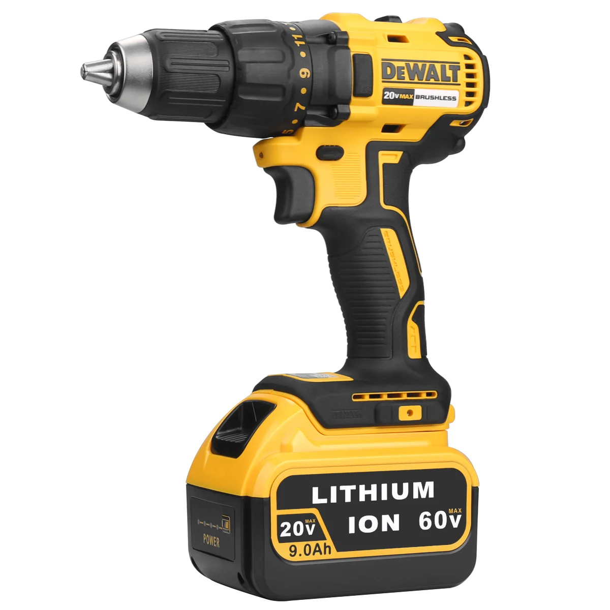 Сменный литий-ионный аккумулятор до 20 в/60 в совместимый с аккумуляторами DEWALT DCB606