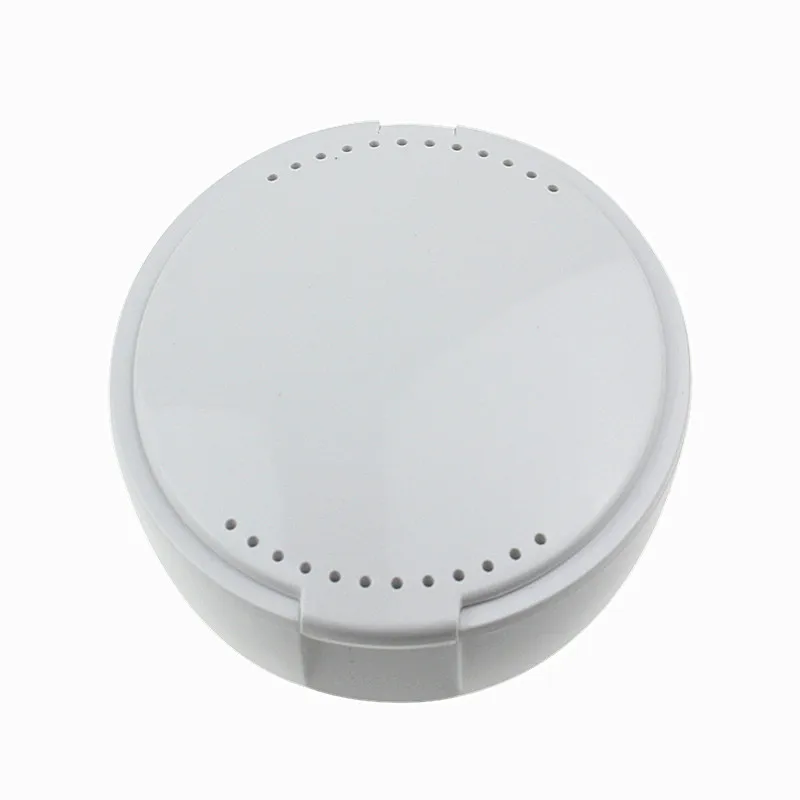 1 шт. пластиковый контейнер для хранения протеза с накладными зубьями зеркалом |