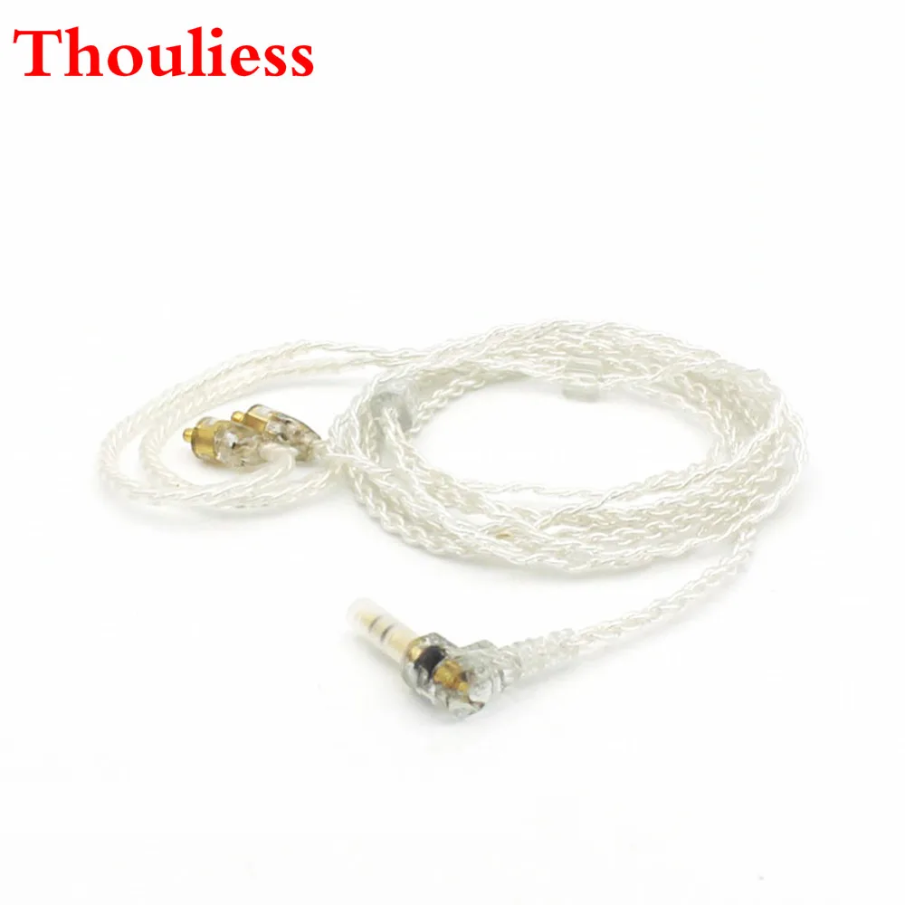 

Thouliess DIY 4 Core 1.2M MMCX Cable Earphone Upgrade Cable for Shure SE846 SE535 SE315 SE215 UE900