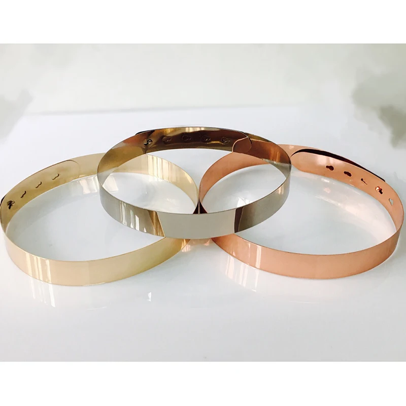 

Silver Golden Alloy Waist Belt Sashes Women Gold Fashion Accessories Cummerbunds Metal Women's Belt Female Dress Coat Wide Belt