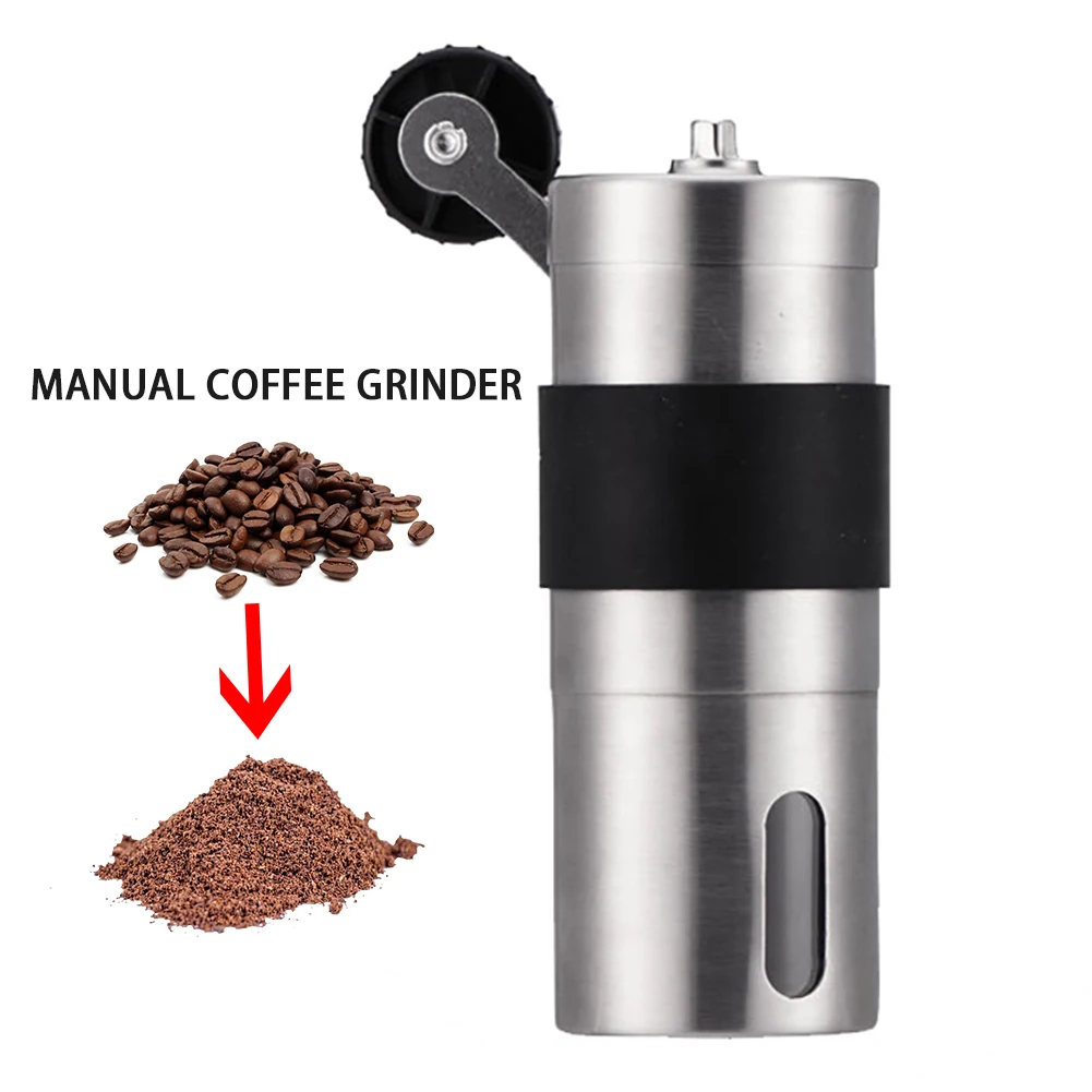 2 Size Mini Portable Manual Ceramic Coffee Grinder Stainless Steel Adjustable Mill Grinding Core Easy Clean Kitchen Tools | Дом и сад