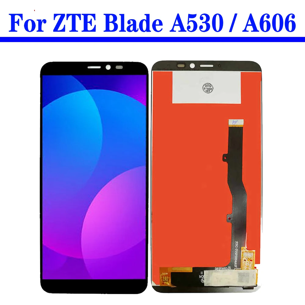 5,45-дюймовый дисплей для ZTE Blade A530 A606 ЖК-экран для Blade A606 ЖК-сенсорный датчик дигитайзер замена A530 дисплей