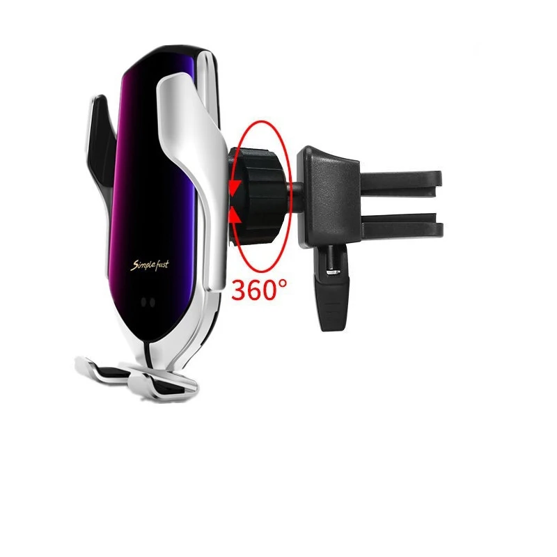 R1 Magic Clip Беспроводная зарядка умный датчик автоматический держатель для телефона