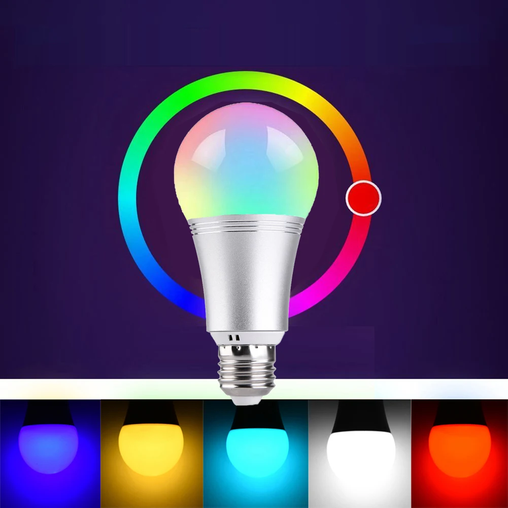 

Classic E26/E27 WiFi Smart Light Bulb Multi-functional Practical APP Control 85V-265V RGBW Dimmable LED Night Lamp