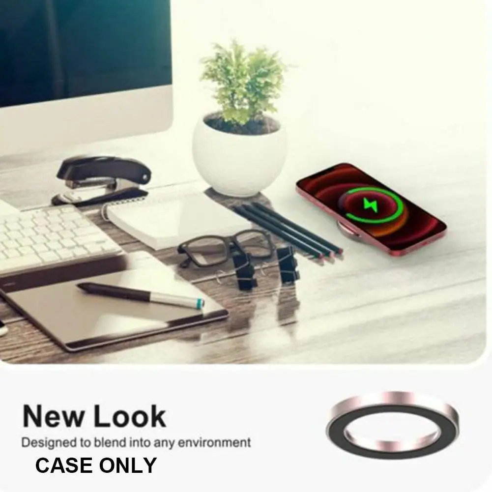 

Case For Charger Bracket Non-slip Mat Aluminum Charging Bases Bracket Charger IPhone For Magnetic I8E3