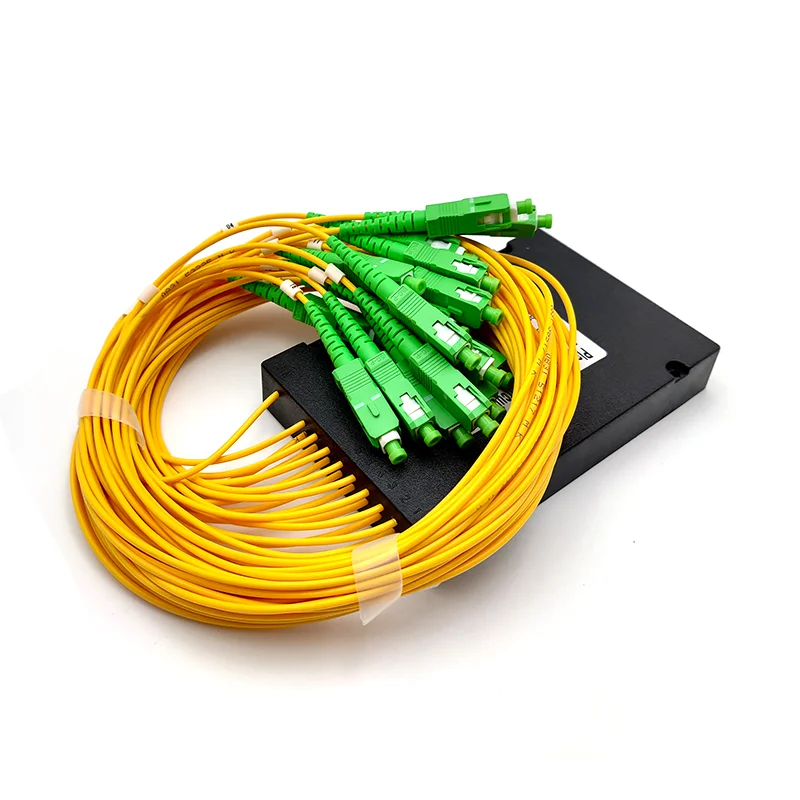 1x16 2 0 мм PLC ОПТИЧЕСКИЙ СПЛИТТЕР SC/APC волоконно оптический сплиттер одиночный