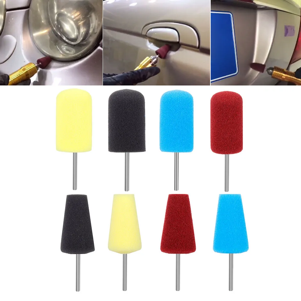 Полировальная губка для автомобильных колес Полировочная с хвостовиком круглая
