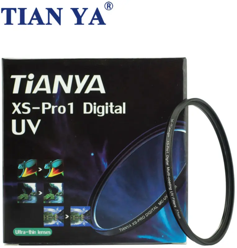 T &amp YFOTO MCUV фильтр 52 мм 55 58 62 67 72 77 Заводская оптовая цена для Canon Nikon Sony fujifilm