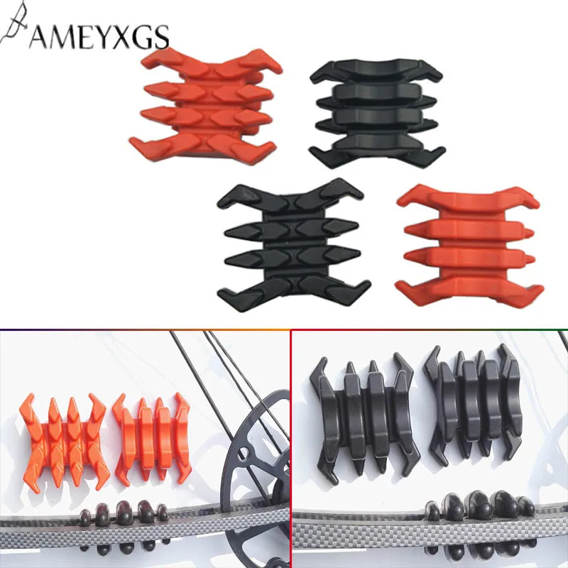 

2pcs Archery Rubber Stabilizer Mounted On Limbs Compound Bow Limbs Stabilizer For Hunting Shooting Accessories