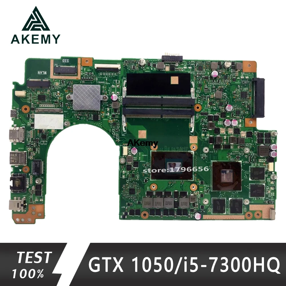 

X580VD X580VN материнская плата i5-7300HQ-GTX 1050 для For Asus X580 X580V X580VD X580VN материнская плата для ноутбука протестированная OK