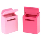 Деревянный почтовый ящик сделай сам с наклейкой, 1 шт., масштаб 112, миниатюрный кукольный домик для сказочного сада, декор двери, детская мебель, игрушки