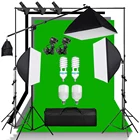 Комплект осветительного оборудования для фотосъемки с консольным каркасом, система поддержки фона, Цоколь E27, лампа 135 Вт для видеосъемки