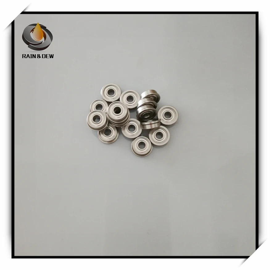 10Pcs 5X8X2.5 mm MF85ZZ ABEC-7 Flange Ball Bearing |