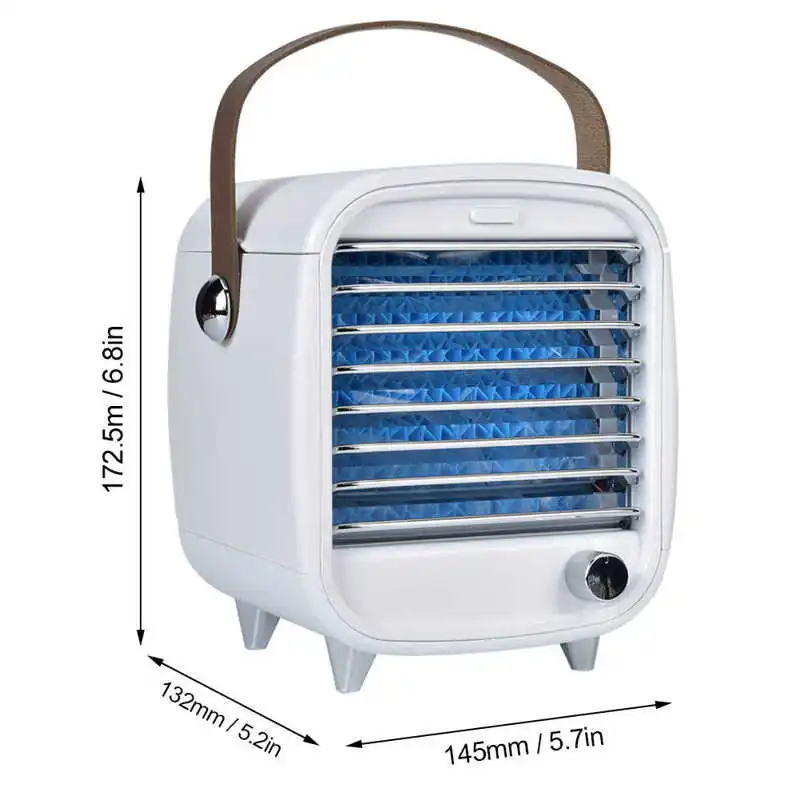 

Portable Desktop Cooling Fan Table Air Cooler Mini Air Conditioner Fan for Household Use Table Fan