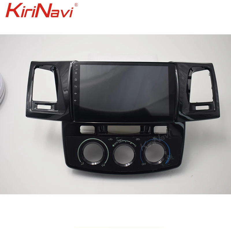 Автомобильное радио KiriNavi 9 дюймов сенсорный экран 1 Din Android 10 0 для Toyota Hilux Fortuner