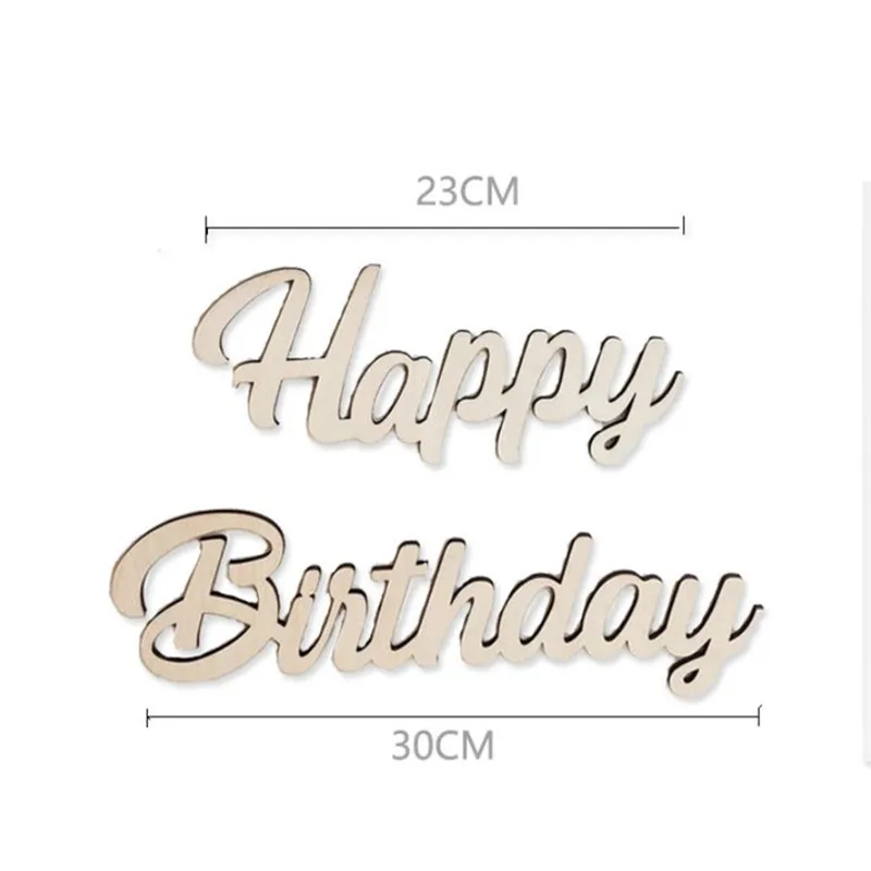 Деревянные поделки с цифрами 0-9 баннер на день рождения Фотофон Настенный декор