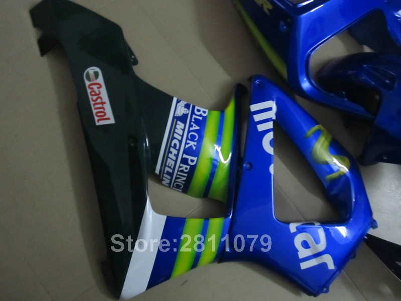 Литье под давлением Горячая продажа обтекатель комплект для Honda CBR 929RR 00 01 зеленый